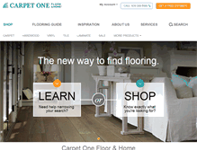 Tablet Screenshot of carpetonefloornhomeorovalley.com